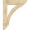 Ekena Millwork Thorton Slat Rough Sawn Bracket w/ Offset Brace, Douglas Fir, 8"W x 34"D x 42"H BKT0806X34X42THR06RDF - alternate 2